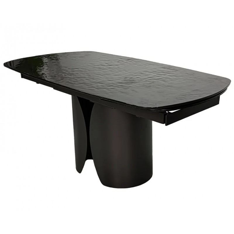 Стіл обідній розкладний EDGAR 160(240)*90 бронзовий/коричневий Intarsio