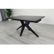 Стіл обідній розкладний VINCENT CERAMIC 140(200)*90 графіт мат/чорний Intarsio