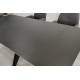 Стіл обідній розкладний VINCENT CERAMIC 140(200)*90 графіт мат/чорний Intarsio
