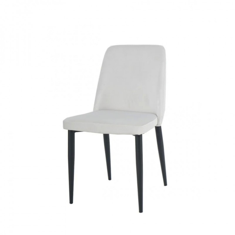 Стілець BULL чорний каркас/світло-сірий Intarsio