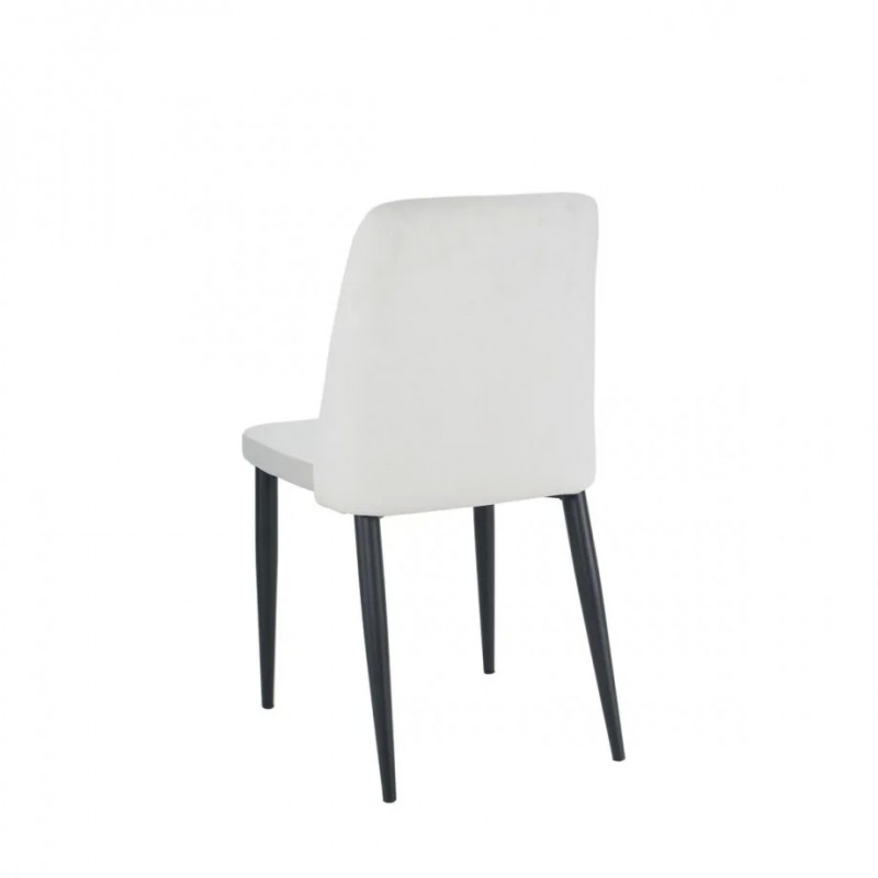 Стілець BULL чорний каркас/світло-сірий Intarsio