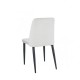 Стілець BULL чорний каркас/світло-сірий Intarsio