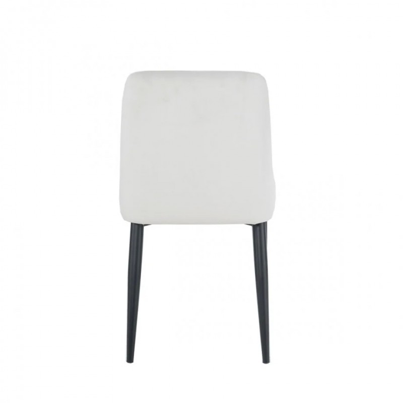 Стілець BULL чорний каркас/світло-сірий Intarsio