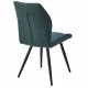 Стілець Hank Чорний каркас / Темно-зелена тканина Intarsio