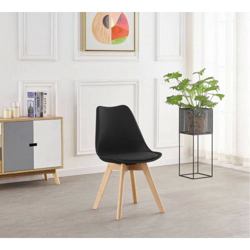 Стілець Intarsio Kruz Чорний (KRUZBK) Intarsio