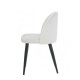 Стілець LULU чорний каркас/світло-сірий Intarsio