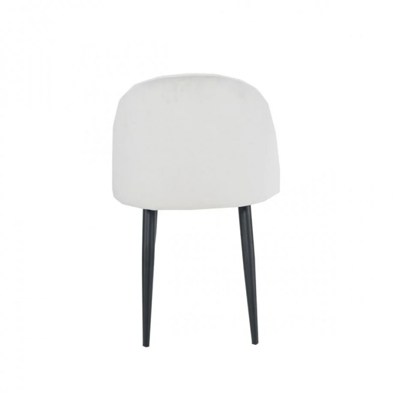 Стілець LULU чорний каркас/світло-сірий Intarsio