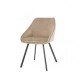 Стілець PEPIO чорний каркас/темний беж Intarsio