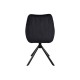 Стілець SALVIA Чорний каркас / Чорний Intarsio