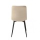 Стілець кухонний NEO чорний каркас/темний беж Intarsio