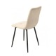 Стілець кухонний NEO чорний каркас/темний беж Intarsio