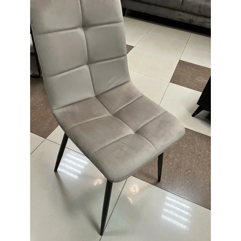 Стілець кухонний NEO чорний каркас/темний беж Intarsio