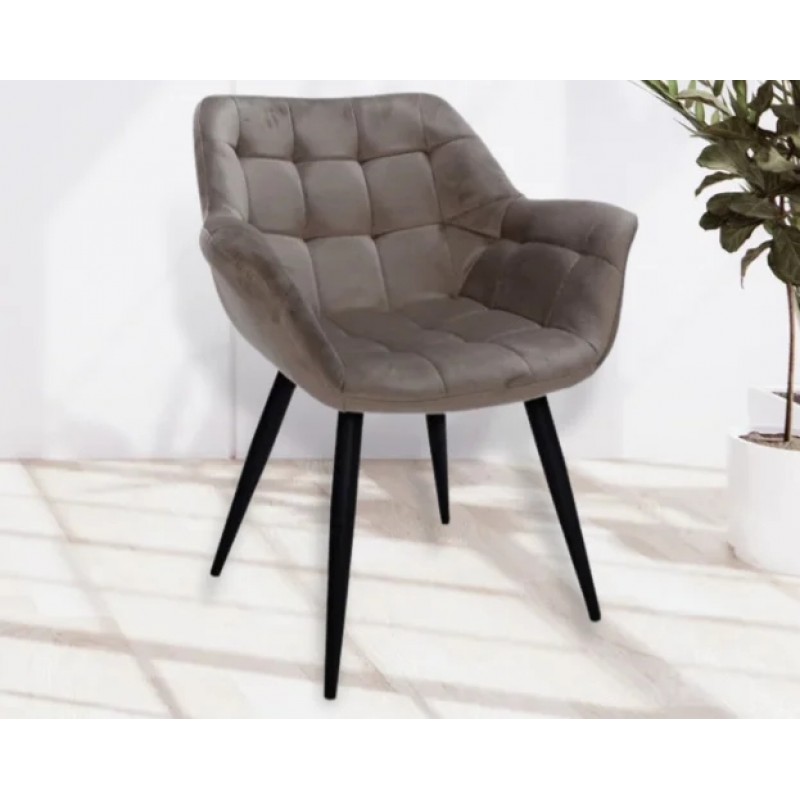 Стілець обідній ELEGANTE Темний Беж Intarsio