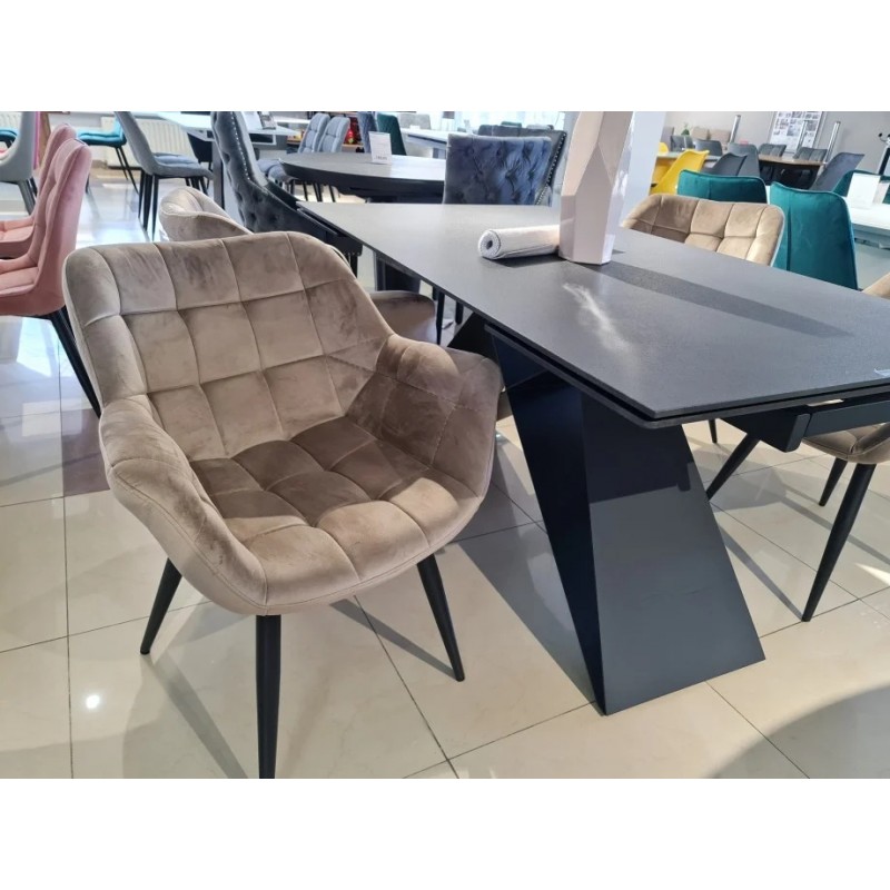 Стілець обідній ELEGANTE Темний Беж Intarsio