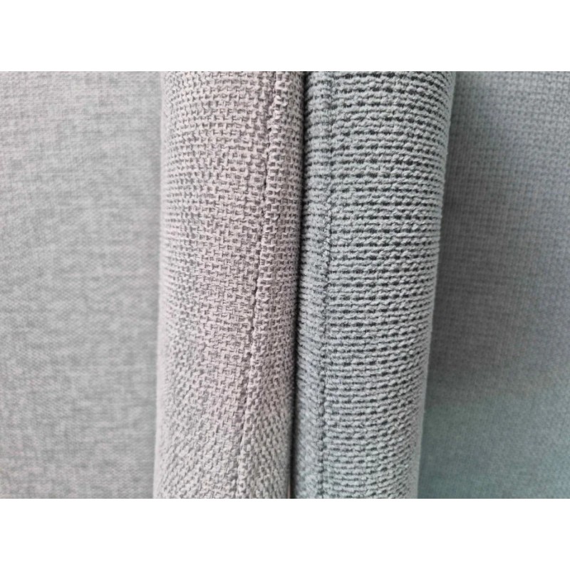 Стілець з обертом 180° Adrian чорний каркас / Світло-сіра тканина Intarsio