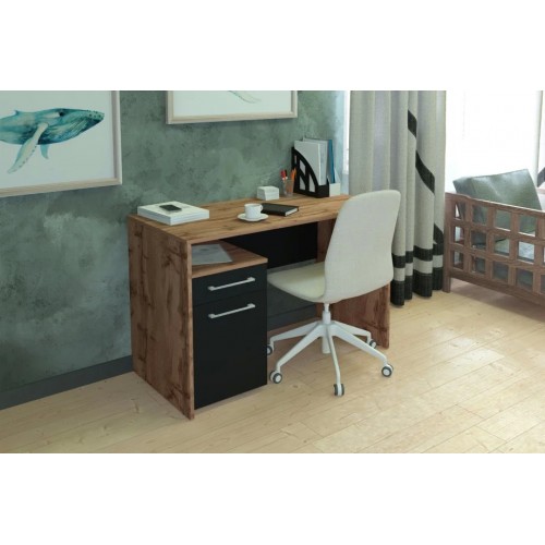 Комп'ютерний стіл Orion Black Дуб Тахо / Чорний Intarsio