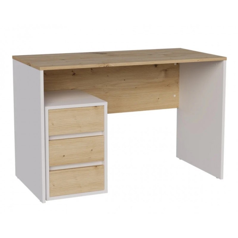 Комп'ютерний стіл VICTOR_D/B 120х92 Артизан / Білий діамант Intarsio