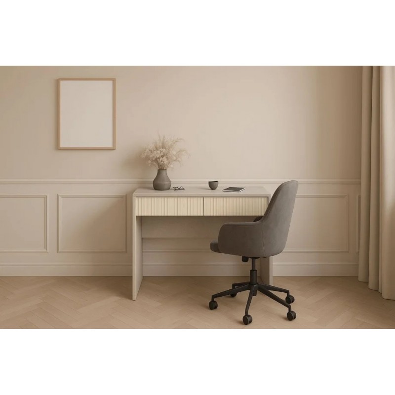 Комп'ютерний стіл YOUNG RAL 100х50 Шовковий камінь/кремовий Intarsio