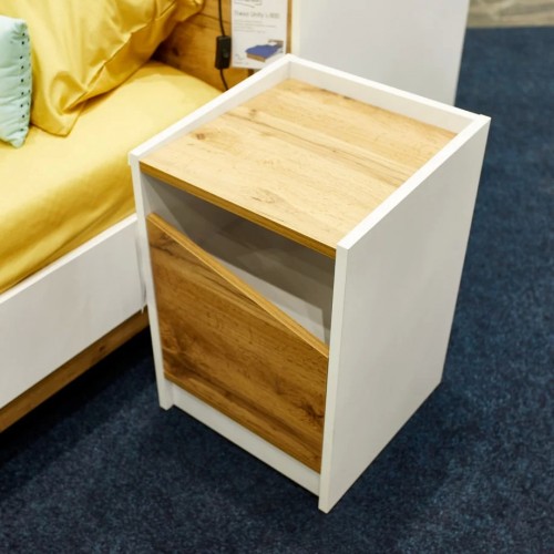 Тумба Unity P Дуб Тахо / Біла Аляска Intarsio