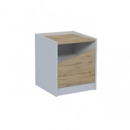 Тумба Unity P Дуб Тахо / Біла Аляска Intarsio