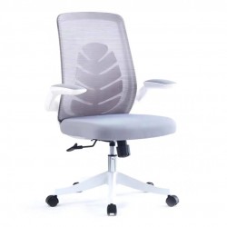 Крісло поворотне GLORY сірий/білий каркас Intarsio