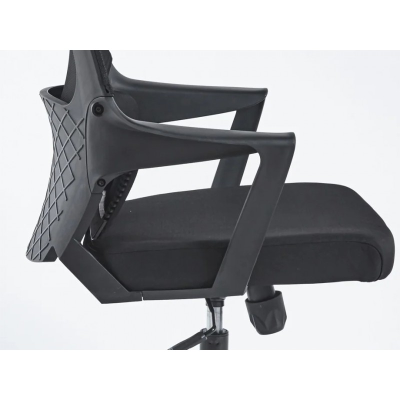 Крісло комп’ютерне ARON II Чорний / Чорний каркас Intarsio