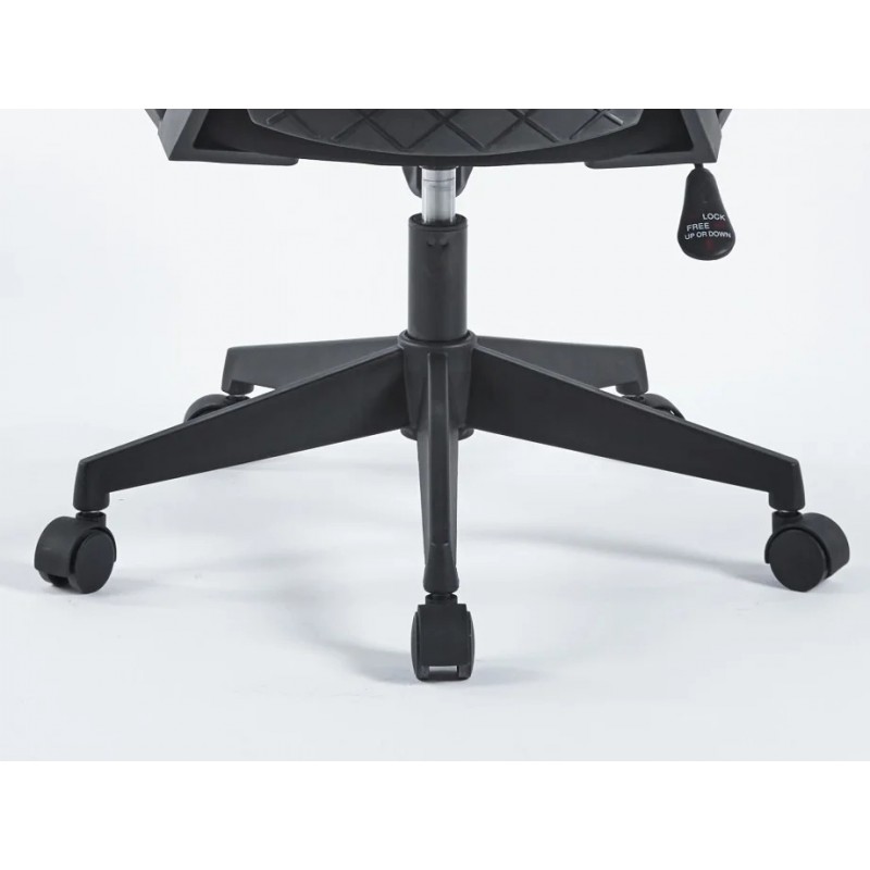 Крісло комп’ютерне ARON II Чорний / Чорний каркас Intarsio