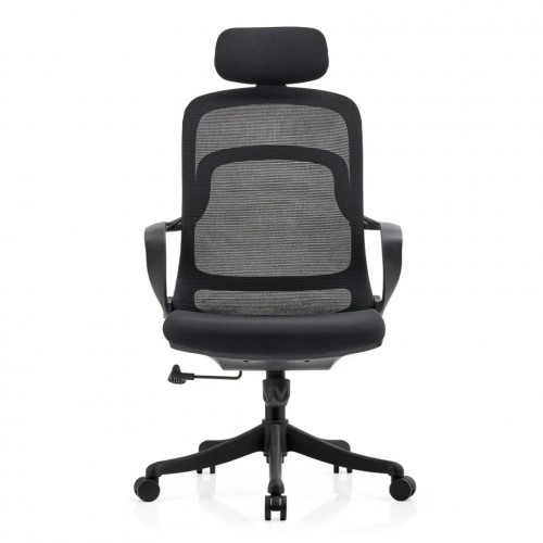 Крісло комп'ютерне COLE чорне/чорний каркас Intarsio