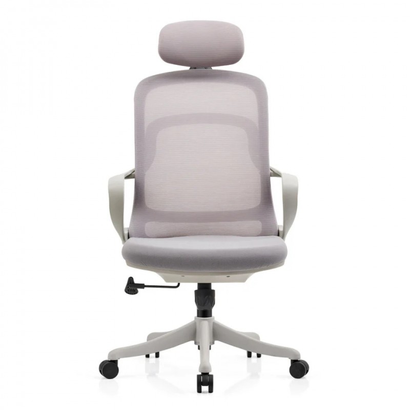 Крісло комп'ютерне COLE сіре/сірий каркас Intarsio