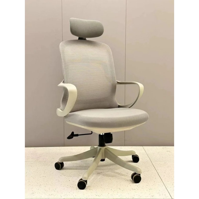 Крісло комп'ютерне COLE сіре/сірий каркас Intarsio