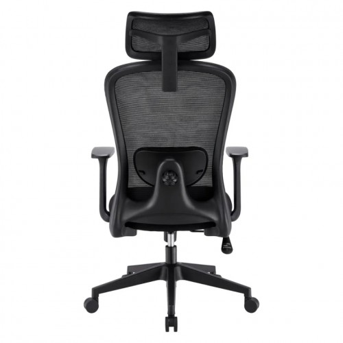 Крісло комп'ютерне JACOB чорна тканина/чорний каркас Intarsio