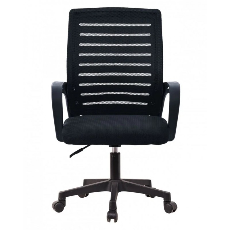 Крісло комп'ютерне POLO Чорне / Чорний каркас   Intarsio