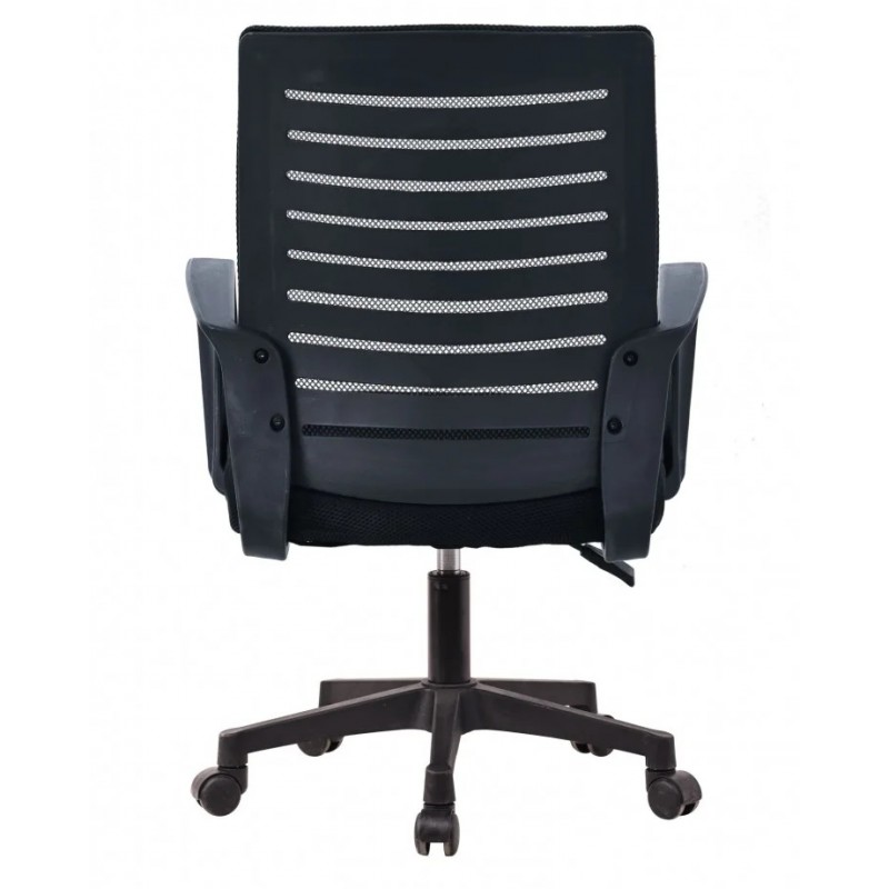 Крісло комп'ютерне POLO Чорне / Чорний каркас   Intarsio