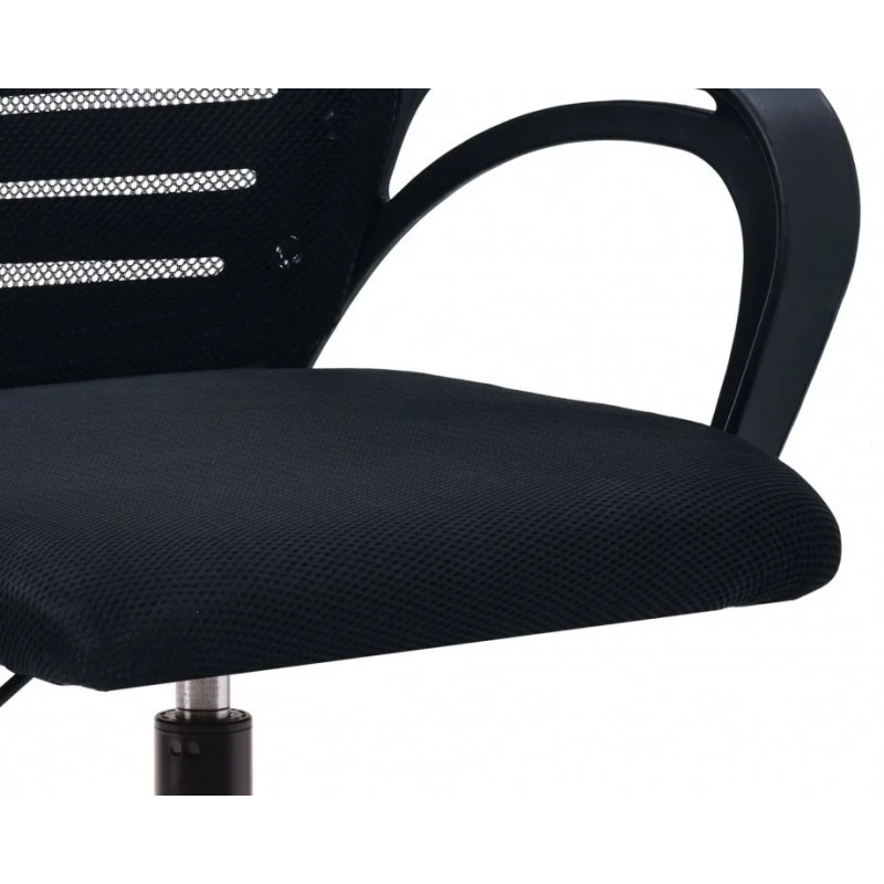 Крісло комп'ютерне POLO Чорне / Чорний каркас   Intarsio