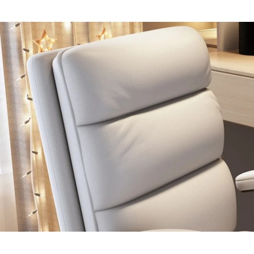 Крісло комп'ютерне поворотне DRACO крем/чорний каркас Intarsio