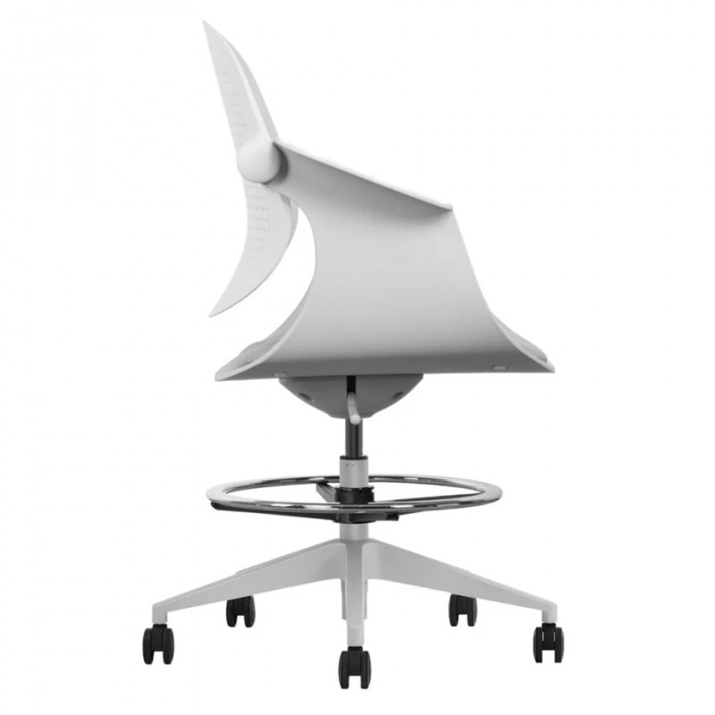 Крісло офісне ARLEN сіре / сіра тканина / сірий каркас Intarsio