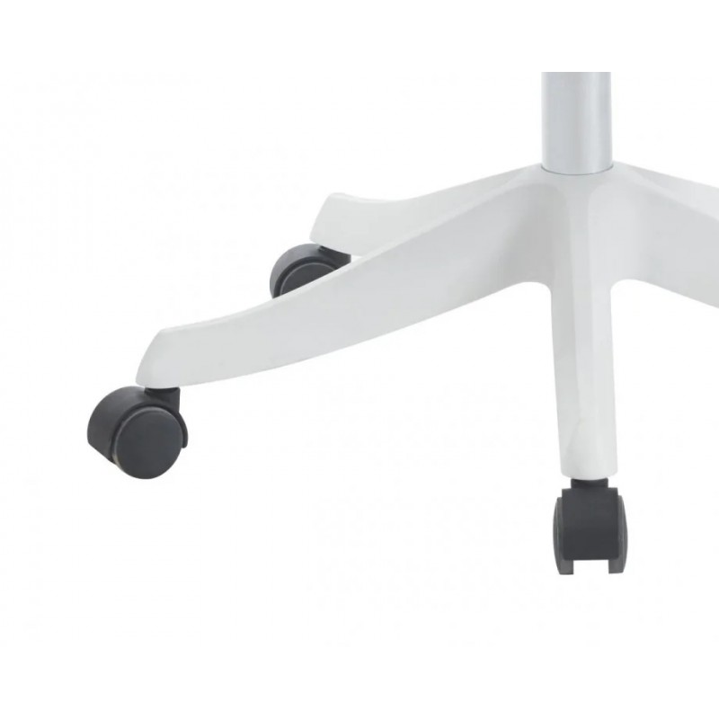 Крісло офісне CELIA Сіре / Білий каркас Intarsio