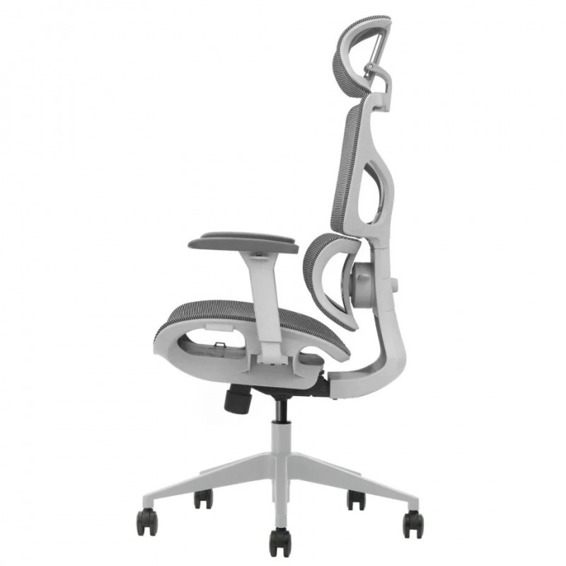 Крісло офісне MARKUS сіра сітка / сірий каркас Intarsio