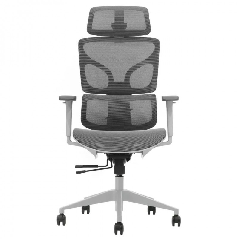 Крісло офісне MARKUS сіра сітка / сірий каркас Intarsio