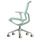 Крісло офісне REGINA зелена сітка / зелений каркас Intarsio