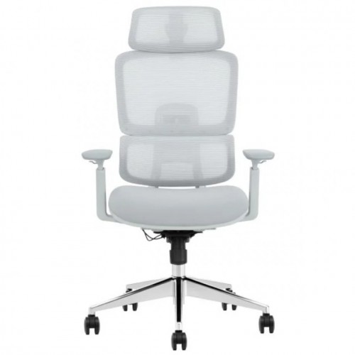 Крісло офісне WALTER сіра тканина/алюміній Intarsio