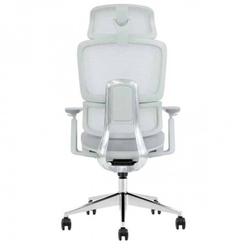 Крісло офісне WALTER сіра тканина/алюміній Intarsio