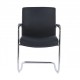 Стілець офісний ADOLF Чорний / Хром метал Intarsio