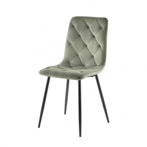 Cтілець ANETTE чорний каркас/оливковий Intarsio