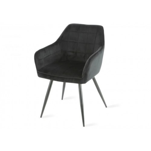 Cтілець DONNA чорний каркас/чорний Intarsio