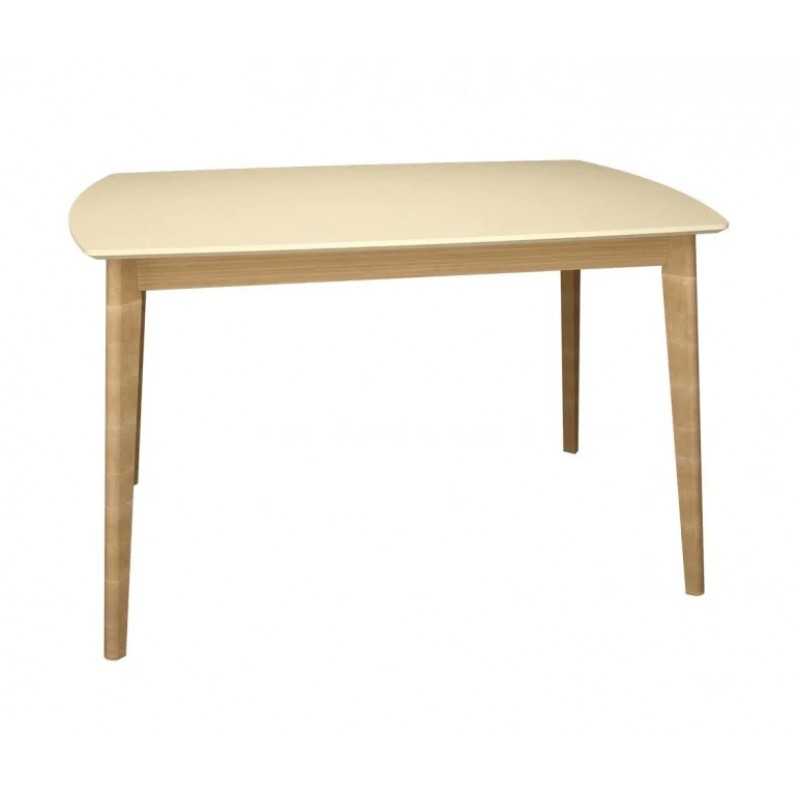 Стіл обідній Exen 120х80 см Кремовий Intarsio