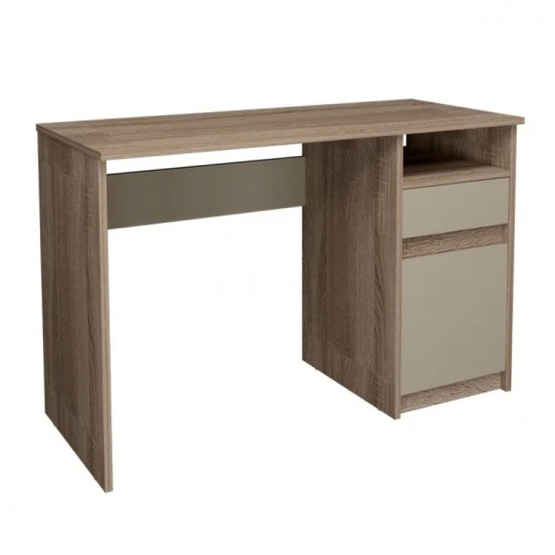 Компютерний стіл Jusk B Лате / Дуб Сонома Трюфель Intarsio