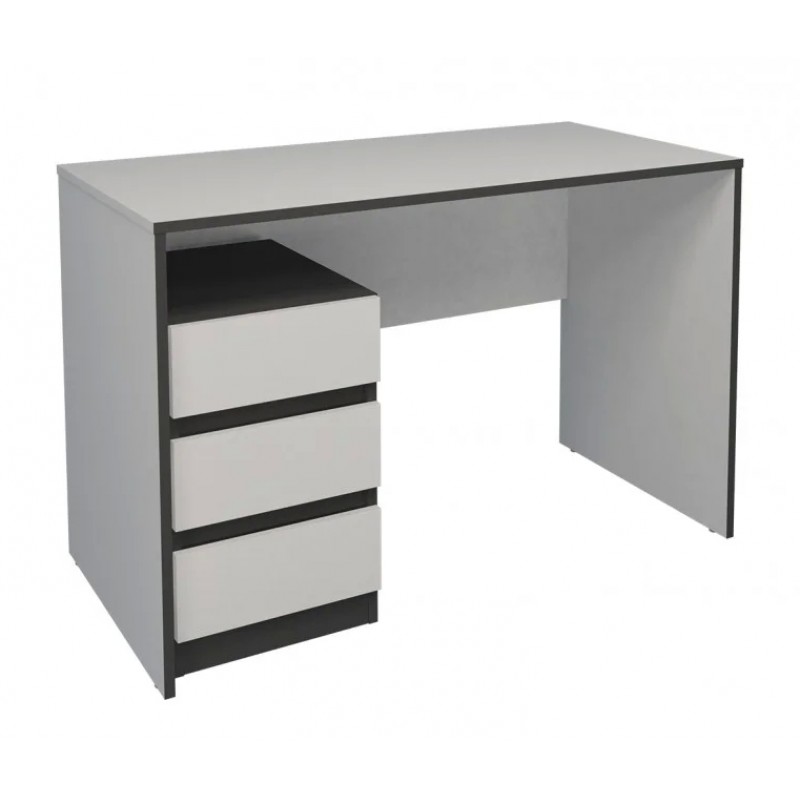 Компютерний стіл Vector Біла Аляска / Чорний Intarsio