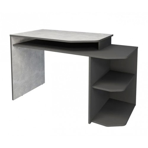 Комп'ютерний стіл Woort Індастріал / Антрацит правий Intarsio