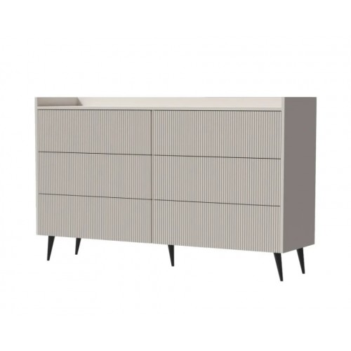 Комод ADEMO REG 3 150х92х41 кашемір / кашемір Jurek